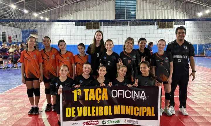 1ª Taça Oficina Concept de Voleibol Municipal 2026 tem sequência com grandes jogos em Palotina