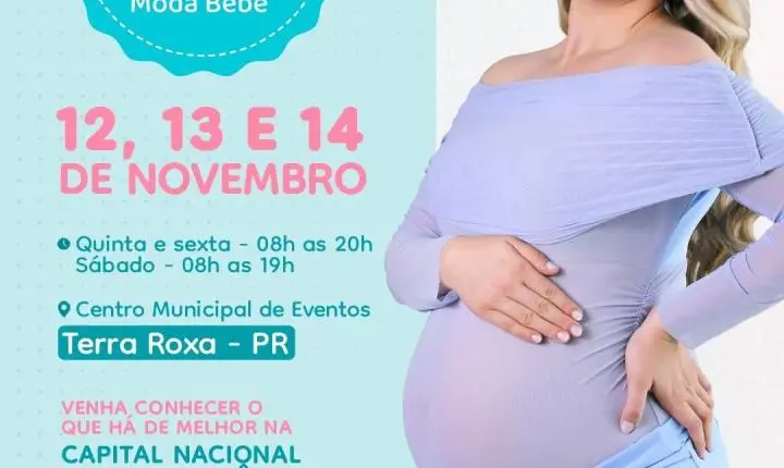20ª Feira Moda Bebê será realizada em novembro em Terra Roxa