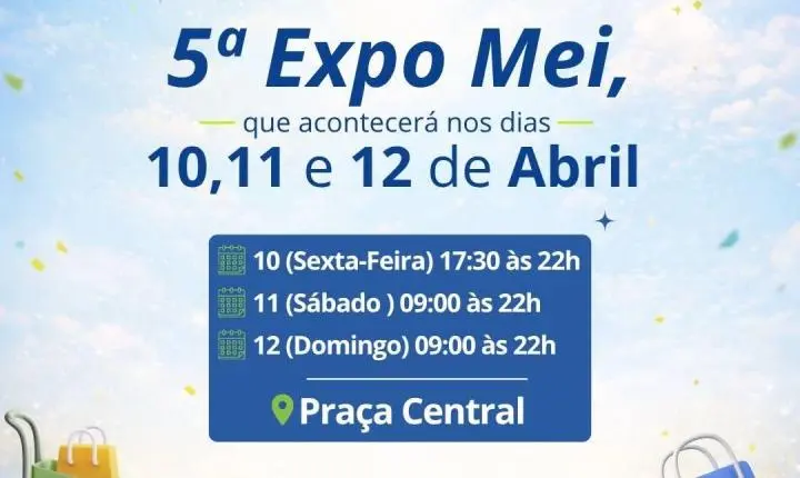5ª Expo MEI será realizada neste fim de semana em Terra Roxa com programação diversificada