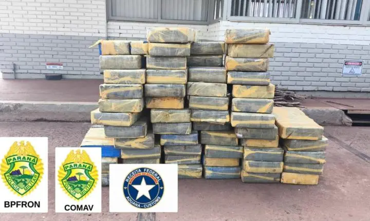 Ação integrada apreende 680 kg de maconha em Assis Chateaubriand