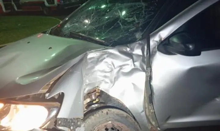 Acidente entre carro e motocicleta deixa homem morto em São Camilo, distrito de Palotina