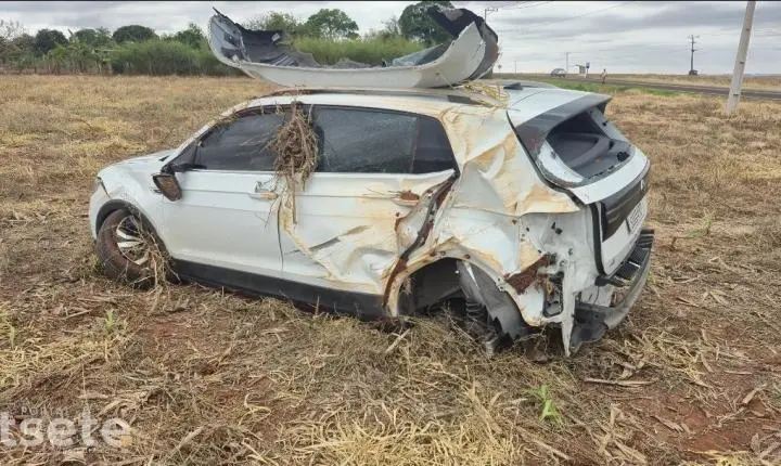 Acidente grave deixa duas pessoas feridas na PR-364 entre Palotina e Terra Roxa