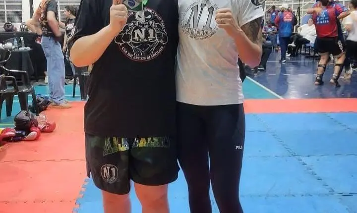 Alunos da N1 Team de Terra Roxa conquistam títulos no Campeonato Brasileiro de Kickboxing em São Paulo 
