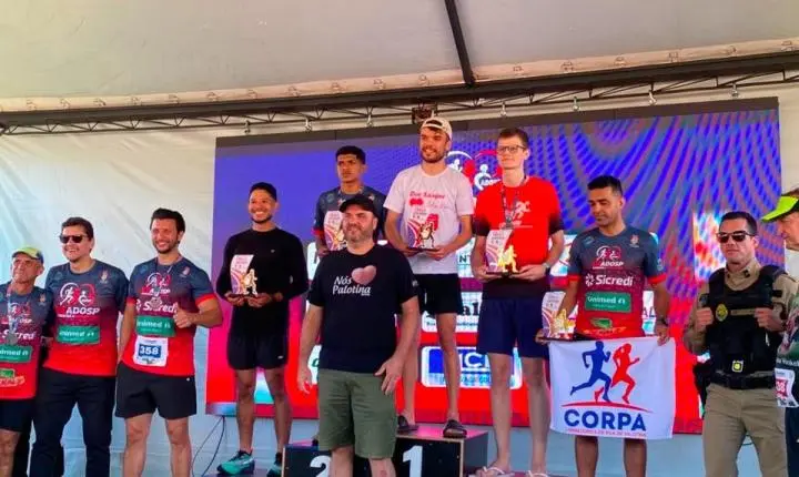 Atletas de Maripá são destaque na 10ª Corrida e Caminhada Noturna ADOSP, em Palotina