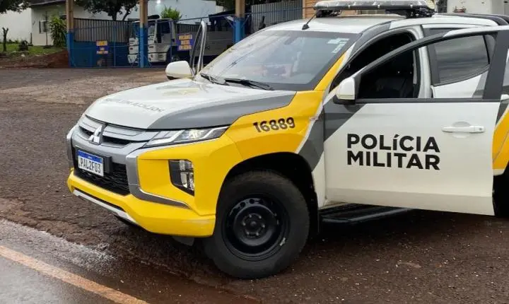 Atropelamento de cachorro termina em ameaças, tiro contra veículo, apreensão de droga e prisão em flagrante em Palotina
