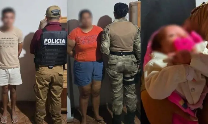 Bebê de 28 dias desaparecida em Campo Grande é encontrada no Paraguai; casal é preso