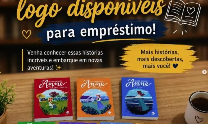 Biblioteca Municipal amplia acervo com a coleção completa de Anne, de Lucy Maud Montgomery