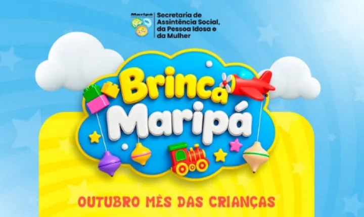 Brinca Maripá promete tarde de lazer e diversão para as crianças no Centro de Eventos neste sábado