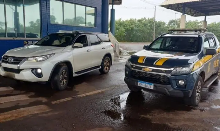 Caminhoente é furtada em Guaíra e recuperada pela PRF minutos depois