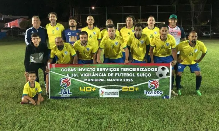 Campeonato Municipal Máster de Futebol Suíço 2026 tem abertura no Campo da Affitra