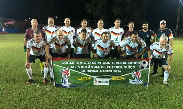 Campeonato Municipal Máster de Futebol Suíço 2026 tem abertura no Campo da Affitra