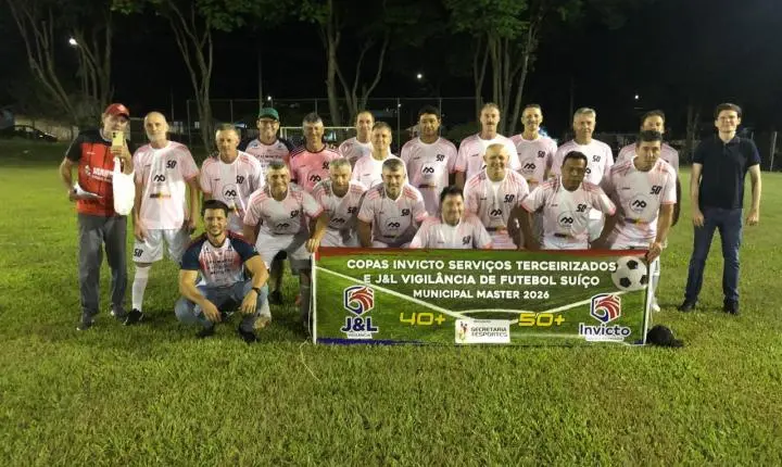 Campeonato Municipal Máster de Futebol Suíço 2026 tem abertura no Campo da Affitra