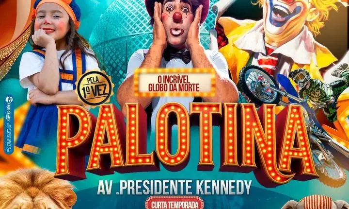 Circo Carrossel estreia hoje em Palotina com grande espetáculo para toda a família