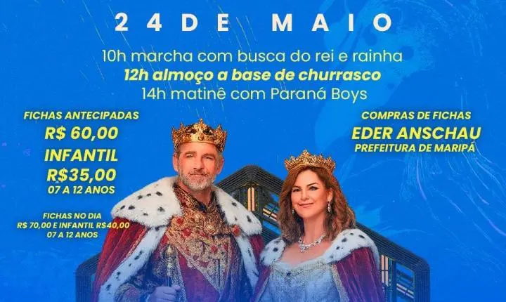 Clube Crema realiza tradicional Festa de Rei e Rainha neste domingo em Maripá