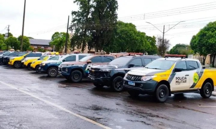 Com várias viaturas, Operação é lançada em Guaíra para reforçar segurança na fronteira