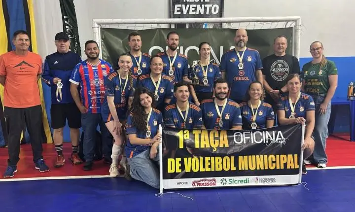 Conhecidos os campeões da Taça Oficina Concept de Voleibol 2026