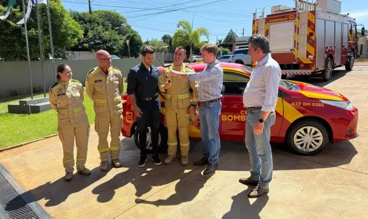 Corpo de Bombeiros de Palotina recebe nova viatura destinada à prevenção e fiscalização