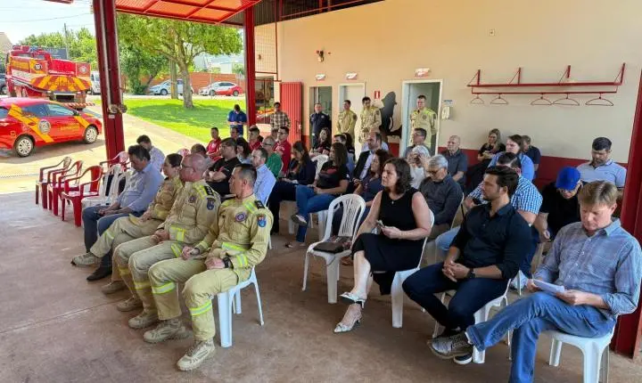 Corpo de Bombeiros de Palotina recebe nova viatura destinada à prevenção e fiscalização