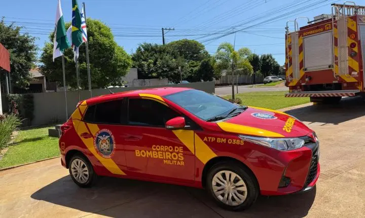 Corpo de Bombeiros de Palotina recebe nova viatura destinada à prevenção e fiscalização
