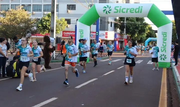 Corra com a Polícia Militar: corrida de rua reúne mais de 800 participantes e movimenta Palotina