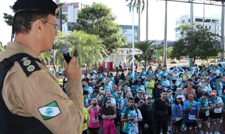 Corra com a Polícia Militar: corrida de rua reúne mais de 800 participantes e movimenta Palotina