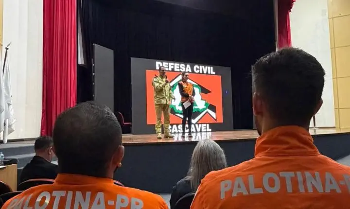 Defesa Civil de Palotina participa de workshop regional em Cascavel