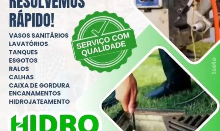 Entupiu? Hidro Desentupidora resolve rápido e com qualidade