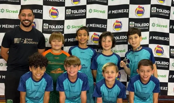 Equipe de Palotina chega à semifinal da Copa Toledão Sub-08 com campanha impecável
