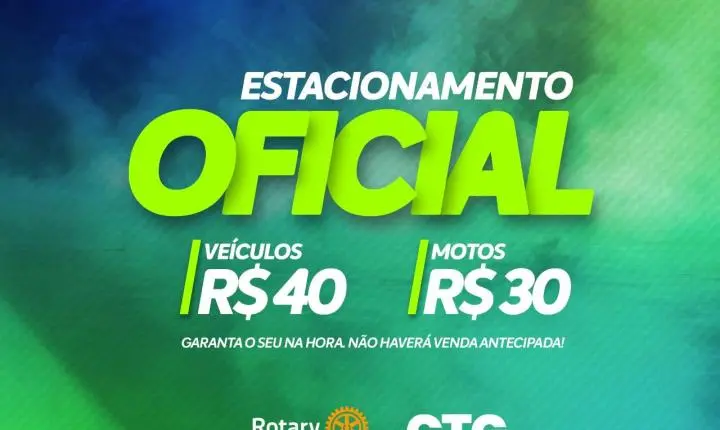 Estacionamento oficial da Expo Palotina 2026 será coordenado por entidades do município