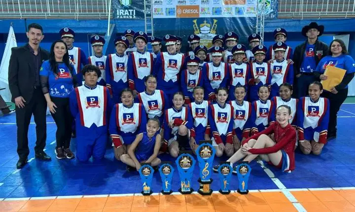 FAMUP conquista 11 troféus e o Troféu Geral da Manhã na 7ª Copa Guarda Mirim de Bandas e Fanfarras de Irati