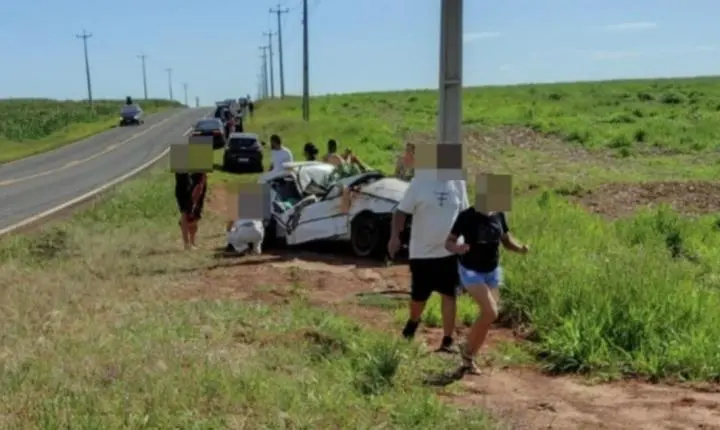 Grave acidente é registrado na PR-364 entre Palotina e Terra Roxa