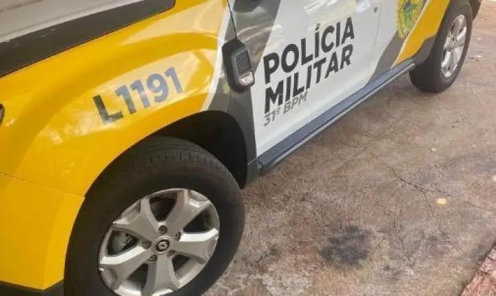 Homem com mandado por tráfico de drogas é preso no Bairro Dallas, em Palotina