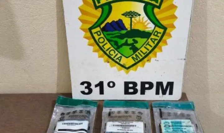 Homem é preso com 11 porções de cocaína após denúncia em Palotina