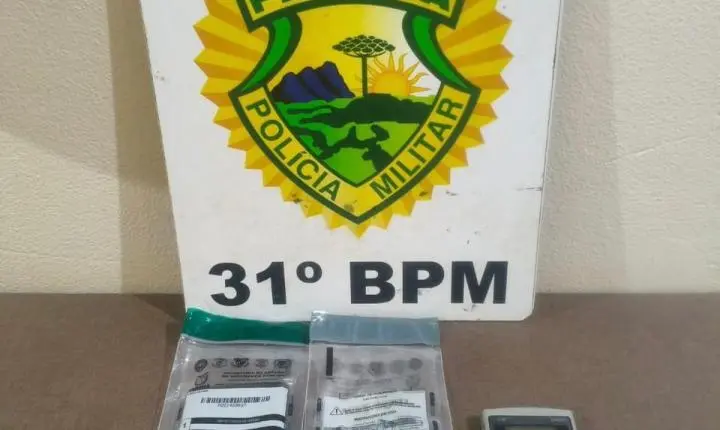 Homem é preso com 8 gramas de cocaína em Palotina