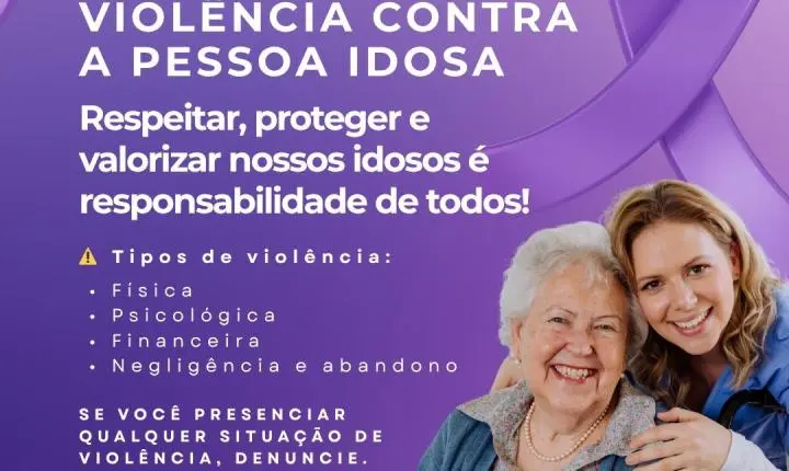  Junho Violeta reforça conscientização e combate à violência contra a pessoa idosa em Palotina