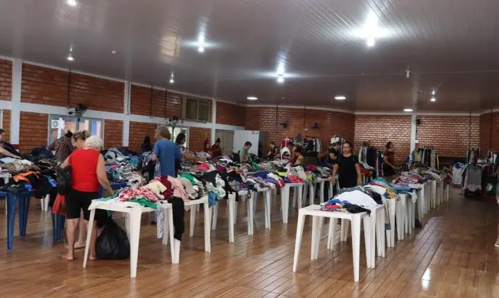 Lar da Fraternidade realiza bazar solidário em Palotina