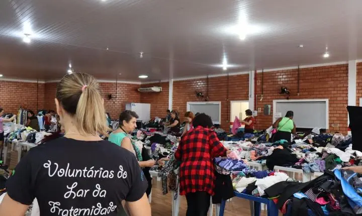 Lar da Fraternidade realiza bazar solidário em Palotina