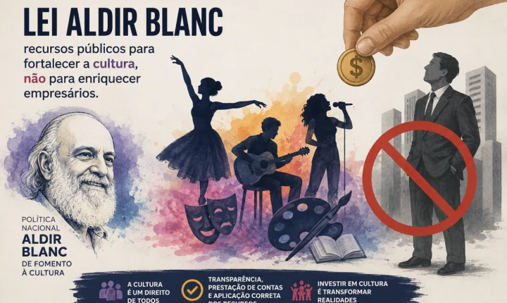 Lei Aldir Blanc não pode ser utilizada para beneficiar financeiramente empresários