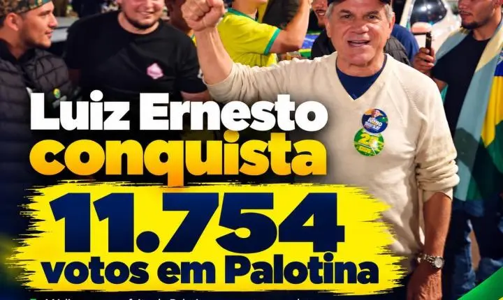 Luiz Ernesto conquista 11,4 mil votos em Palotina