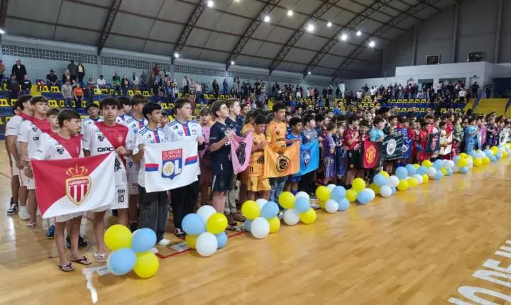  Maripá abre 11º Campeonato Municipal de Futsal de Base com 23 equipes e cerca de 300 atletas