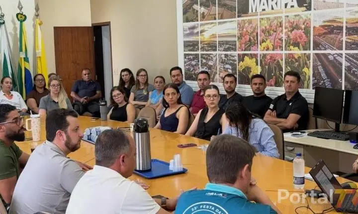 Maripá realiza reunião estratégica para fortalecer gestão e aprimorar processos licitatórios