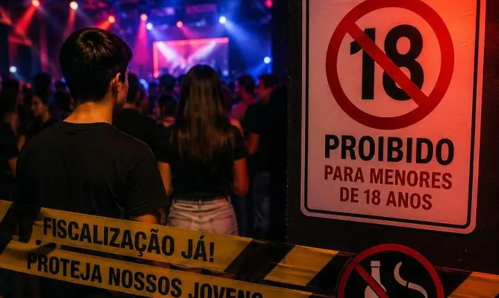 Menores em casas de shows acendem alerta e cobram fiscalização