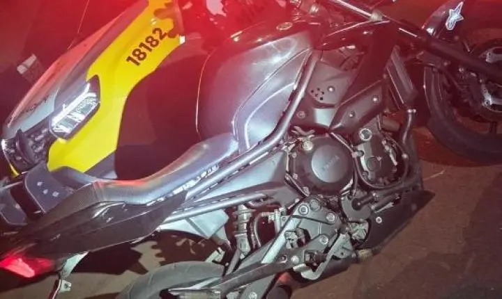 Motocicleta é recolhida após irregularidades serem constatadas no centro de Palotina