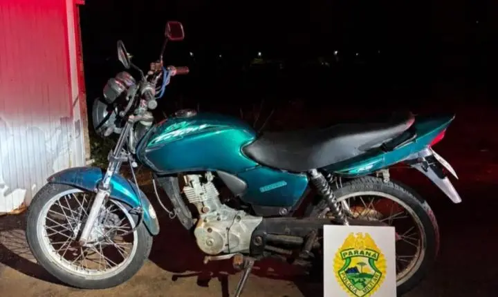 Motociclista é flagrado com cocaína e sem habilitação durante abordagem da PM em Palotina