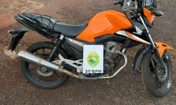 Motociclista sem habilitação foge da PM, provoca perseguição e acaba em acidente em Terra Roxa
