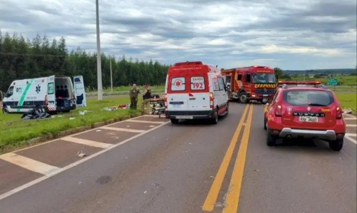 Mulher morre e outra fica ferida em acidente na PR-272 entre Francisco Alves e Iporã