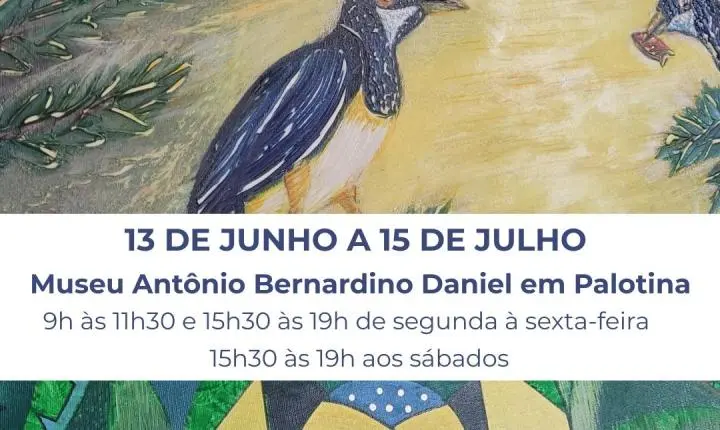 Museu de Palotina recebe exposição “Revisitando Paisagens e Gentes”, da artista Edy Braun
