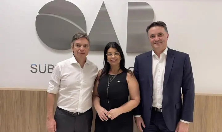 OAB Palotina recebe presidente da OAB Paraná para palestra sobre ativismo jurídico do STF