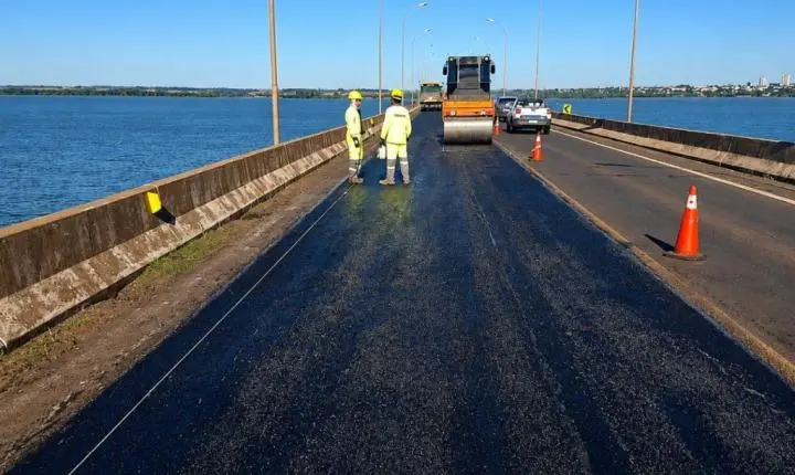 Obras na Ponte Ayrton Senna serão realizadas à noite a partir de segunda-feira