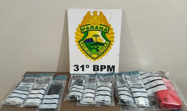 Operação policial termina com apreensão de drogas e cumprimento de mandado de prisão em Palotina